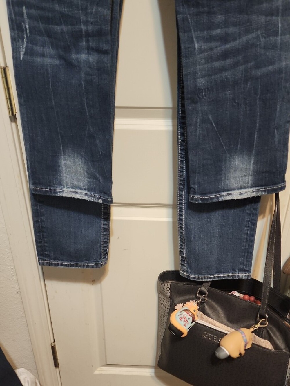 Miss Me Men's Navy Blue Slim Straight Jeans - Picture 4 of 4